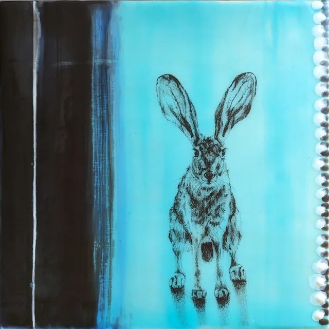 Encaustic paintings with animals